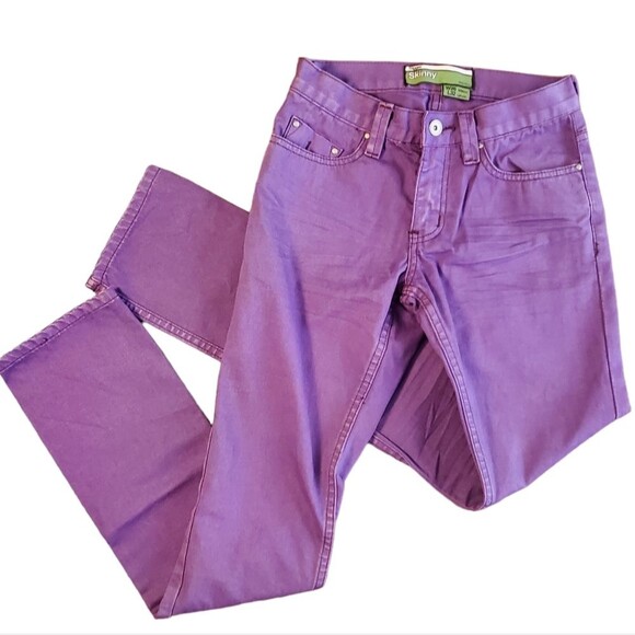 Men's PURPLE Topman JEANS SIZE 26 - Picture 1 of 6